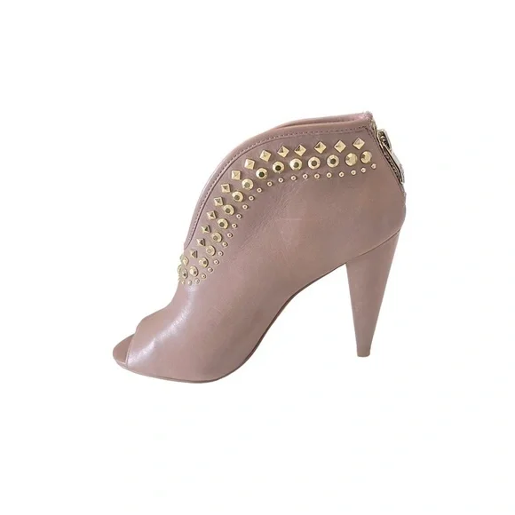 Blush/ rose studded Vince Camino booties